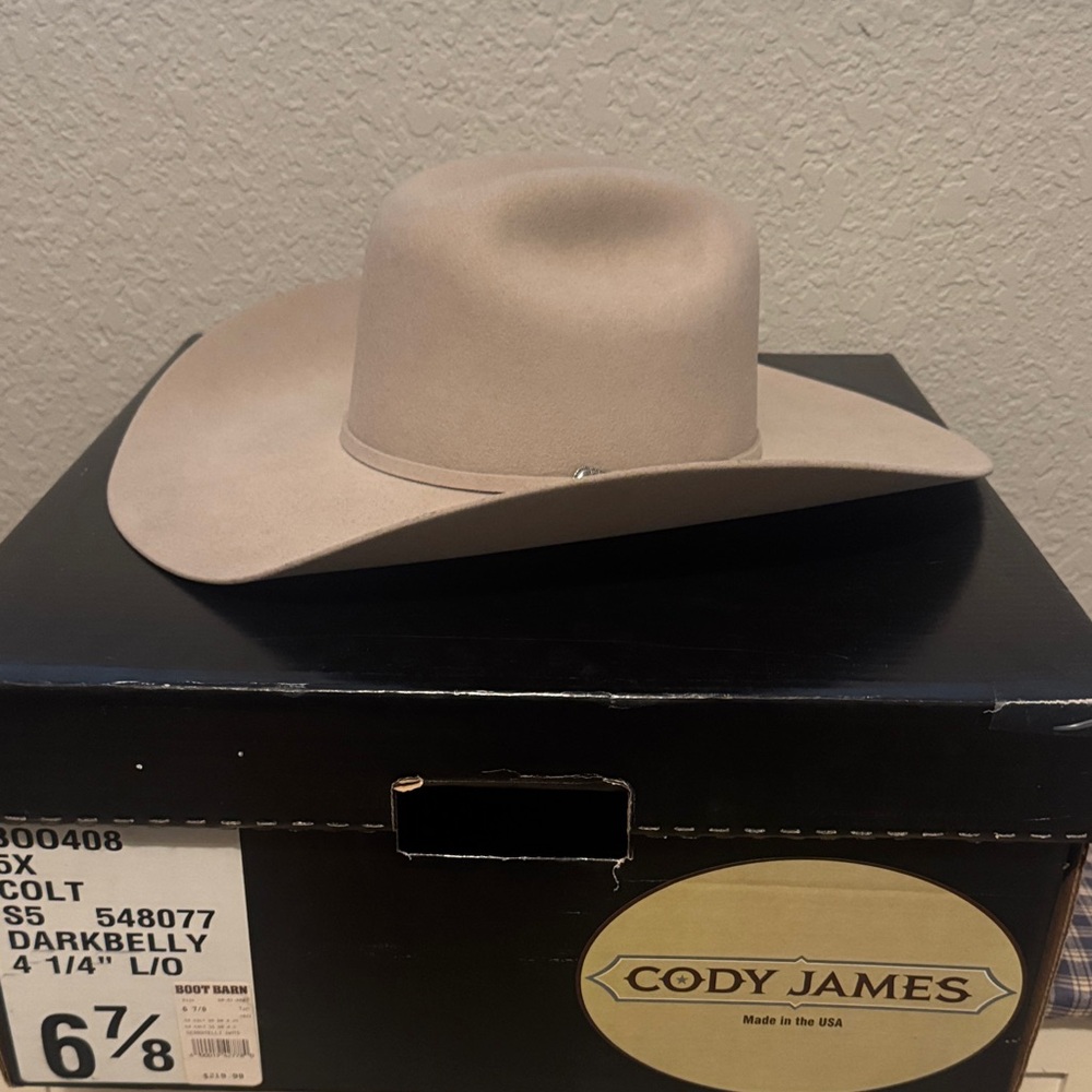 Cody James tan Cowboy Hat 6 7/8” 5XXXXX